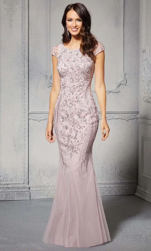 MGNY By Mori Lee - 72405 Floral Beaded Trumpet Full Dress