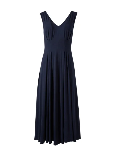 Sahara Navy Jersey Dress