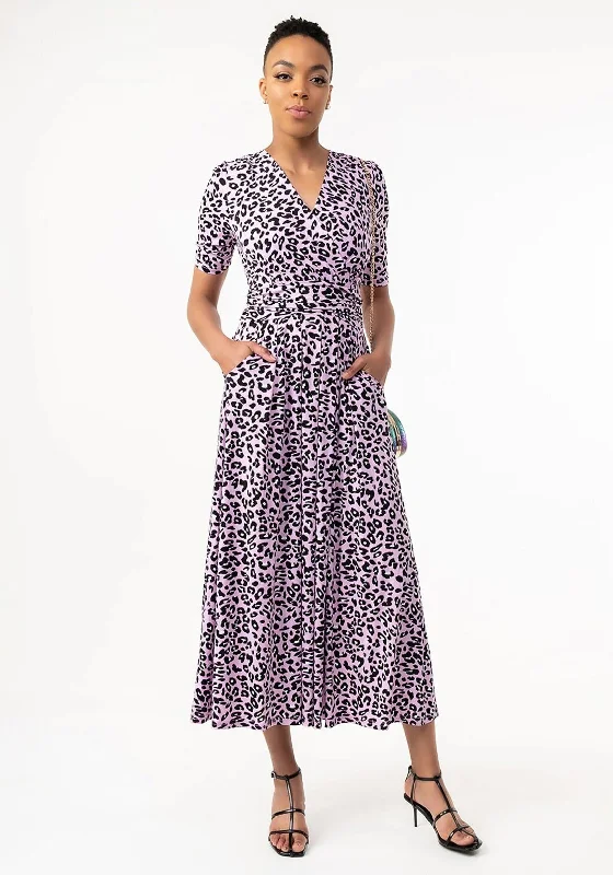 Hurry, Sale Ends Soon!Jolie Moi Selene Animal Print Maxi Dress, Light Pink