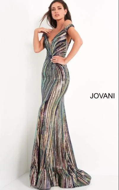 Don't Miss Out!Jovani 04809 Off Shoulder Prom Long Dress