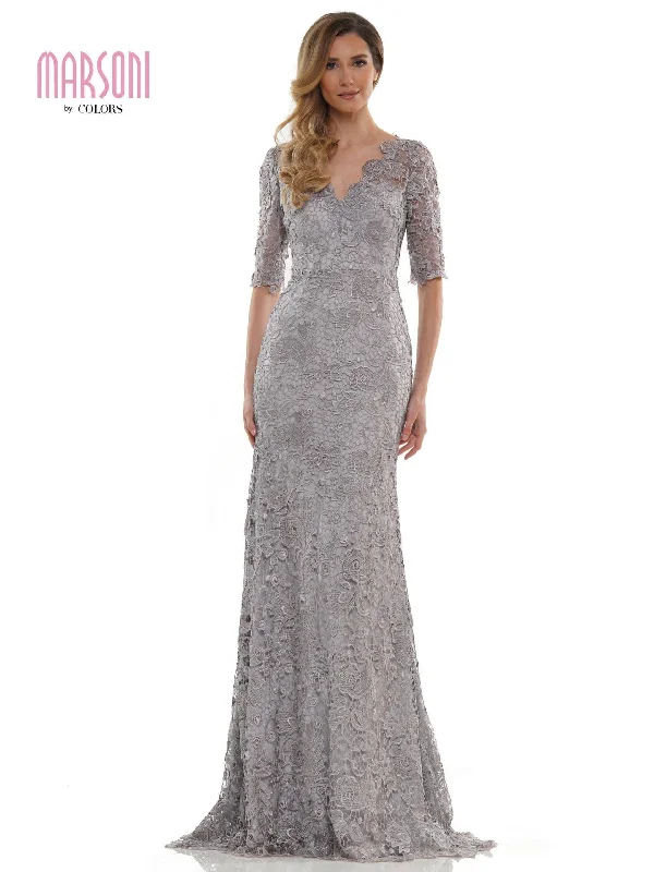 New Discounts Just Dropped!Marsoni Long Mother of the Bride Lace Dress Sale