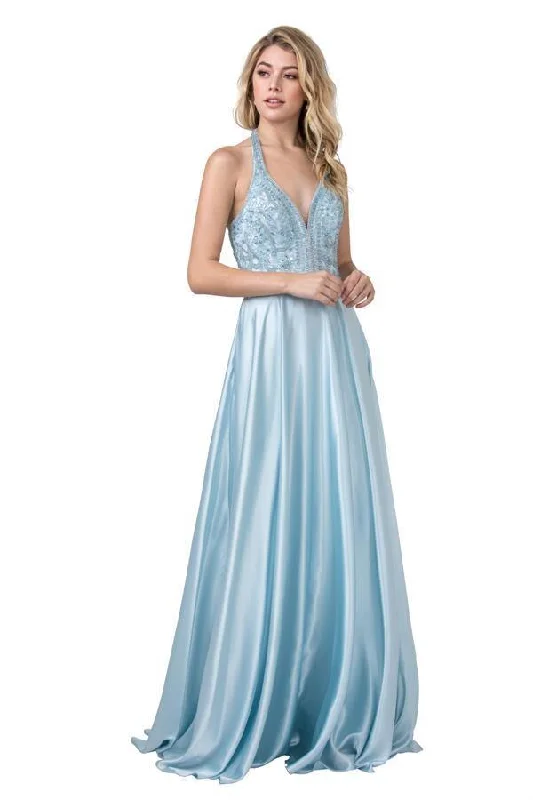 Shop More, Spend Less!Prom Long Formal Halter Dress Sale