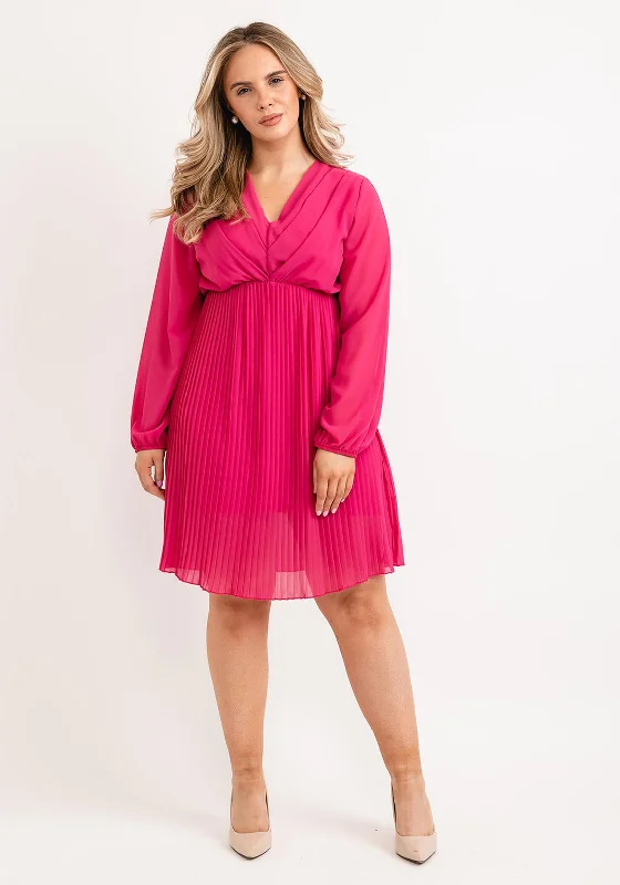 Your Chance to Save is Now!Seventy1 One Size Pleated Mini Dress, Pink