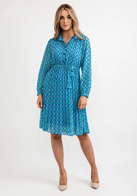 Save More with Every Purchase!Seventy1 One Size Vibrant Print Mini Dress, Blue & Green