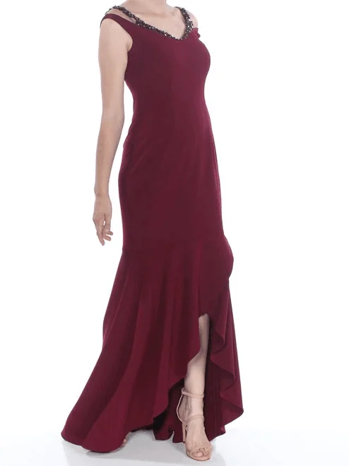 Flash Deals – Act Quickly!Adrianna Papell AP1E202959 High Low Formal Evening Gown