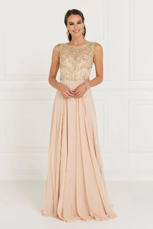 Price Drops You’ll Love!Chiffon Illusion Sweetheart Long Prom Dress