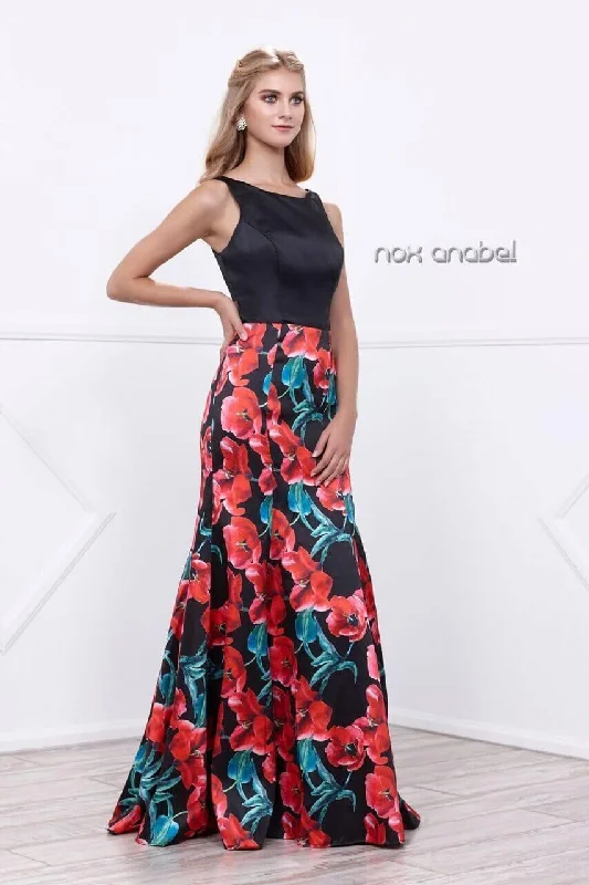 Flash Deals – Act Quickly!Long Formal Floral Print Prom Dress