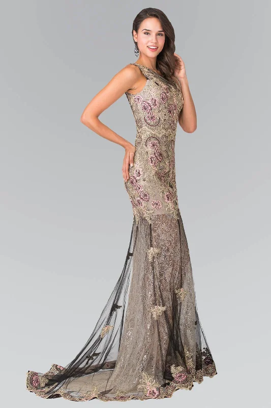 Biggest Sale of the Season!Prom Long Sleeveless Formal Floral Evening Dress