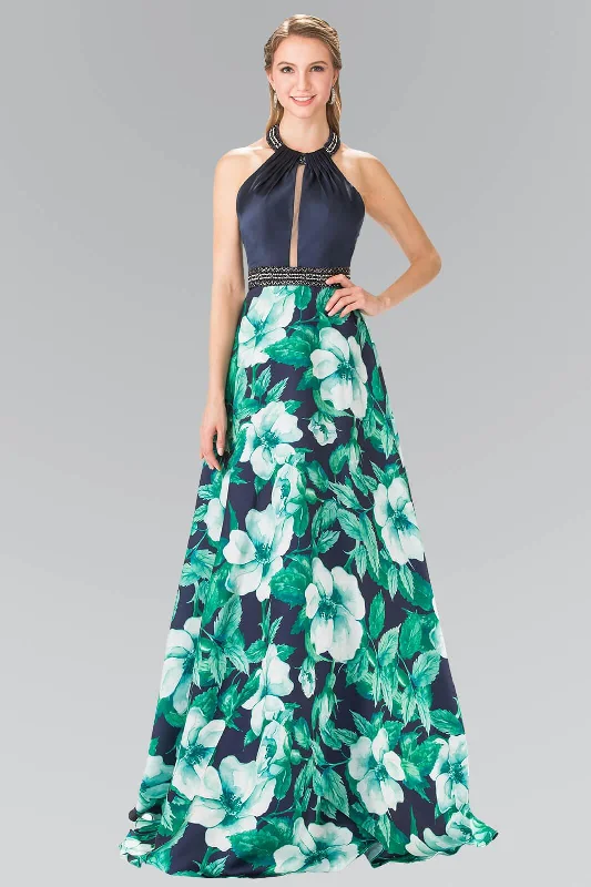 Don’t Wait – Shop Today!Prom Long Dress Halter Floral Formal Gown