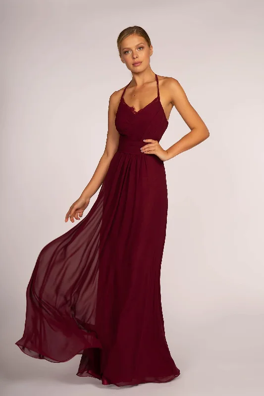 Your Shopping Wish, Our Discount Command!Prom Bridesmaid Chiffon Long Formal Dress