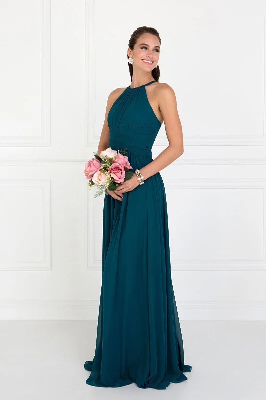 Get More, Spend Less – Shop Now!Evening Chiffon Bridesmaid Long Formal Dress