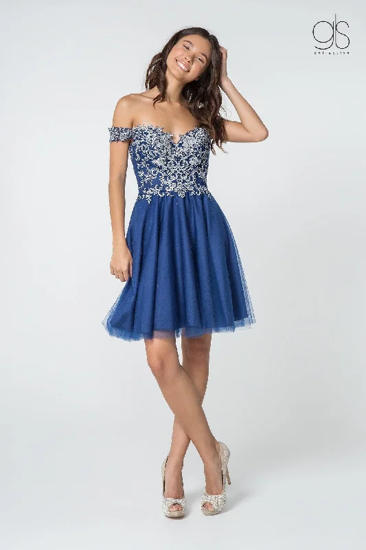 Everything Must Go!Homecoming Off Shoulder Prom Short Cocktail Dress