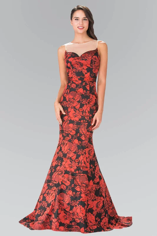 Don't Miss Out!Prom Long Formal Dress Floral Print Evening Gown