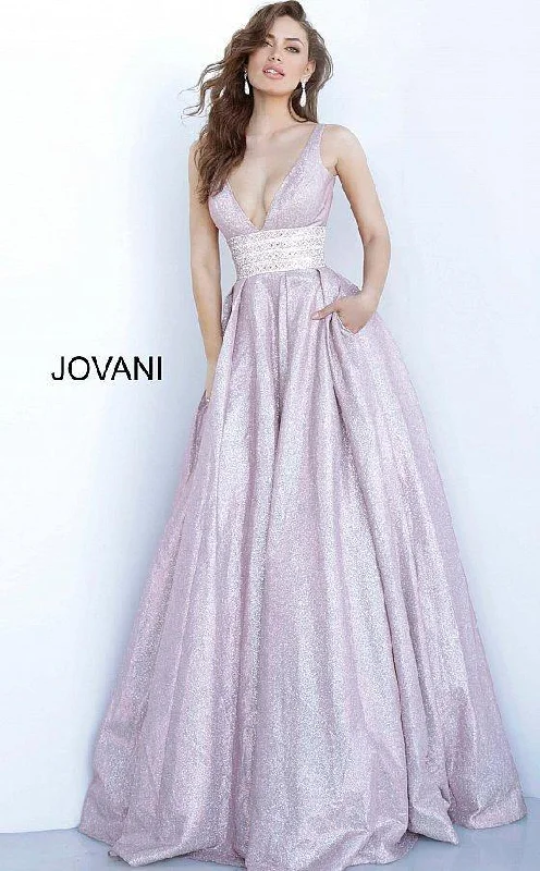 Unbeatable Prices!Jovani 55535 Long Metallic Prom Ball Gown