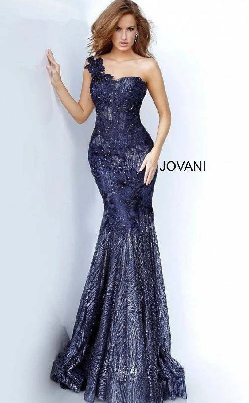 The Sale You’ve Been Waiting For!Jovani 02445 Long One Shoulder Prom Gown