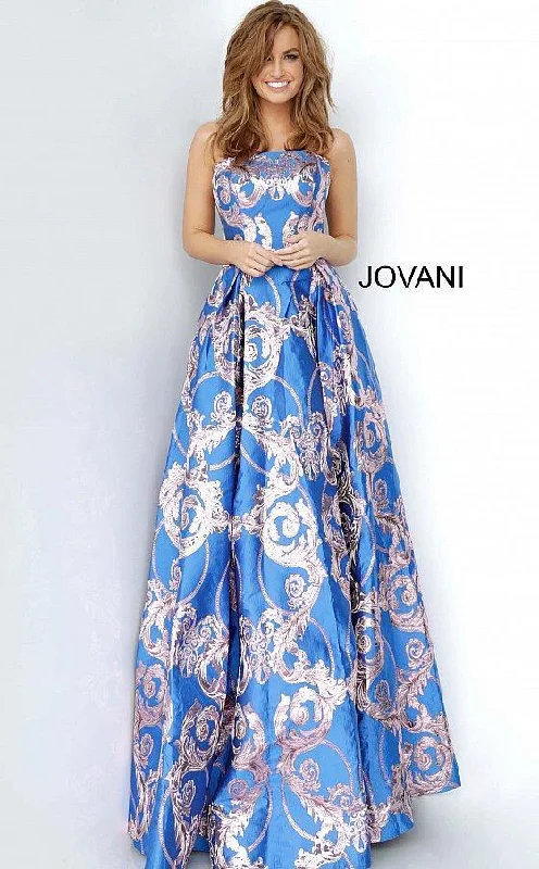 Get More, Spend Less – Shop Now!Jovani 3771 Prom Long Print Ball Gown