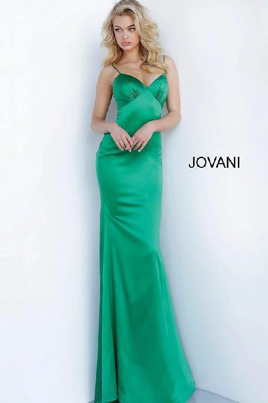 Shop Now and Save!Jovani 67862 Long Satin Prom Dress