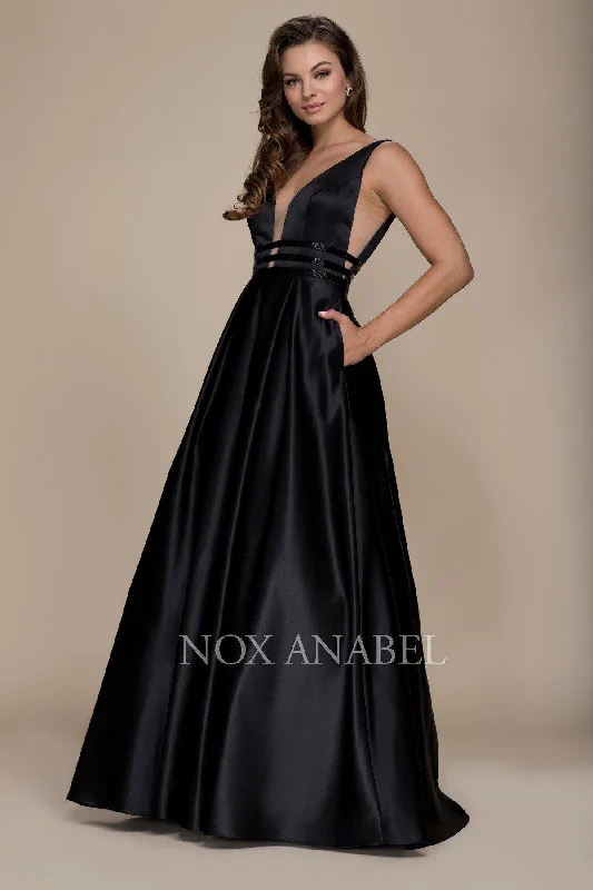 Don't Miss Out!Long Prom Dress Sexy Evening Gown with Pockets