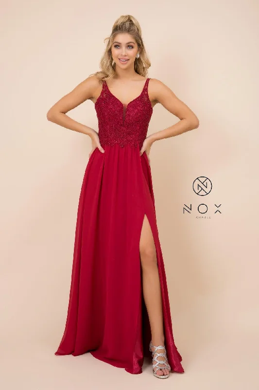 Your Shopping Spree Starts Here!Long Sleevelees Formal Dress Prom