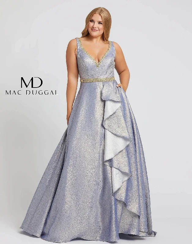 Your Favorite Sale is Back!Mac Duggal 48978 Fabulouss Plus Size Prom Ball Gown Sale