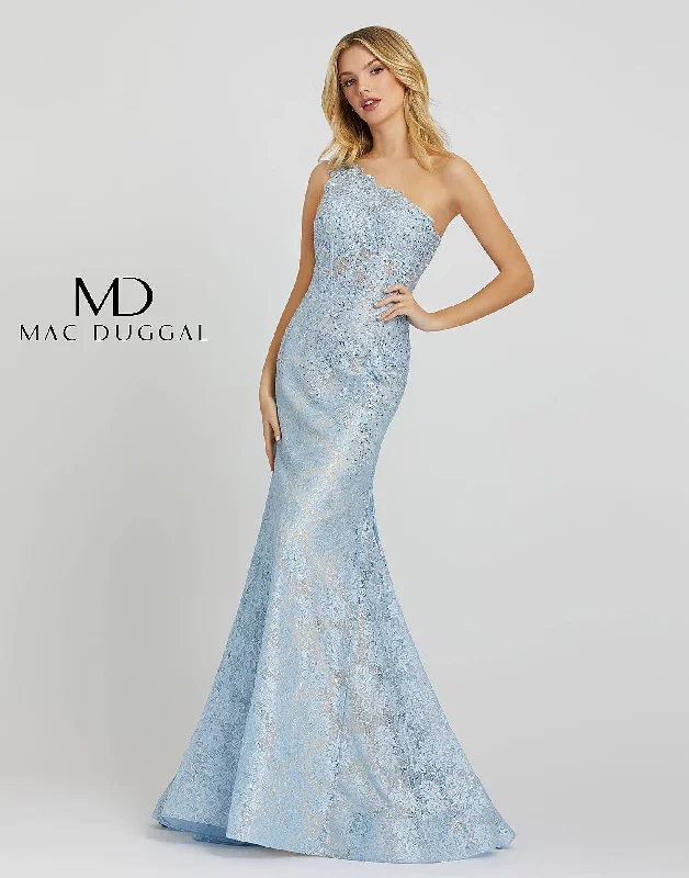 Enjoy Huge Discounts Now!Mac Duggal Long Formal One Shoulder Homecoming Prom Gown