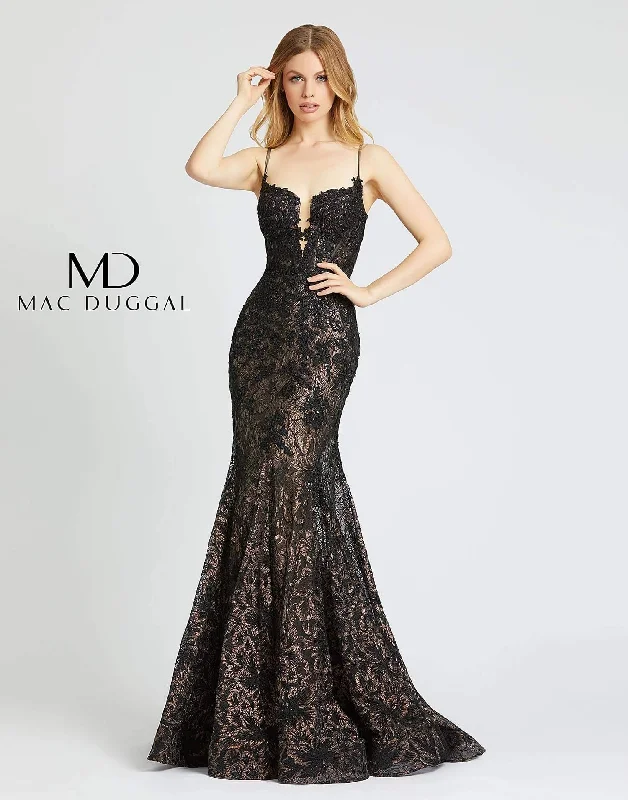 Grab Yours Before It’s Too Late!Mac Duggal Prom Long Formal Lace Trumpet Dress Sale