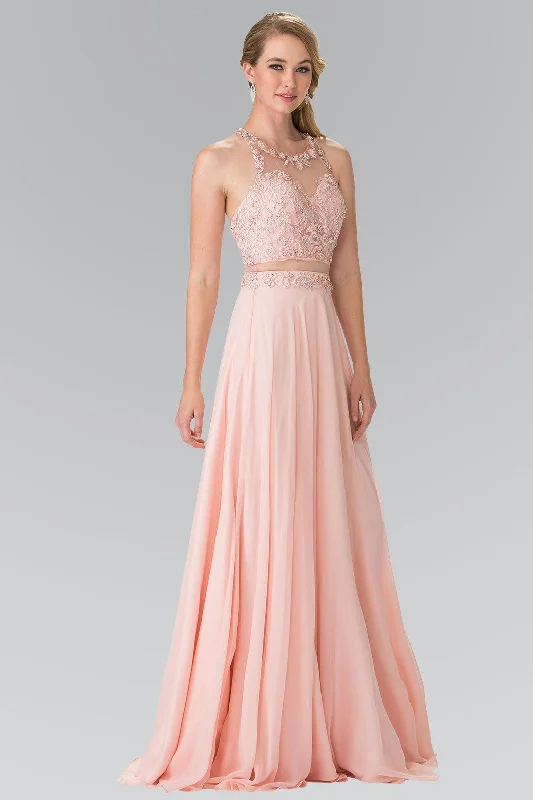 Massive Price Cuts!Long Formal Mock Two Piece Prom Dress