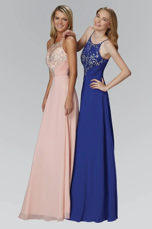 Everything Must Go!Prom Long Chiffon Spaghetti Straps Evening Formal Dress