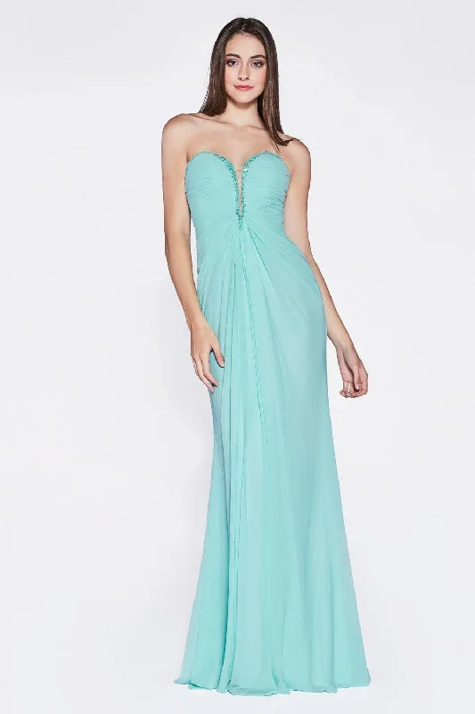 Buy More, Save More!Cinderella Divine CD663 Strapless Long Formal Dress Evening Gown