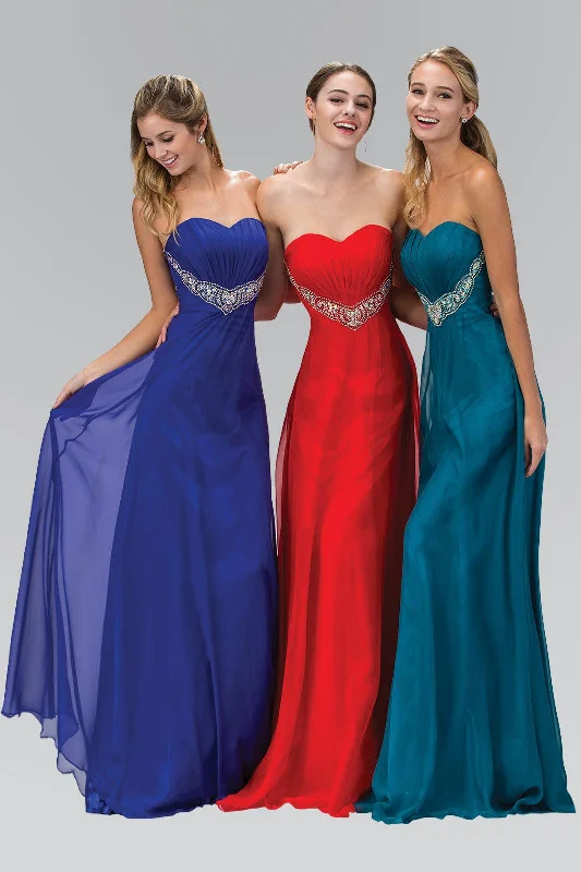 Your Discount is Waiting!Strapless Long Prom Dress Formal