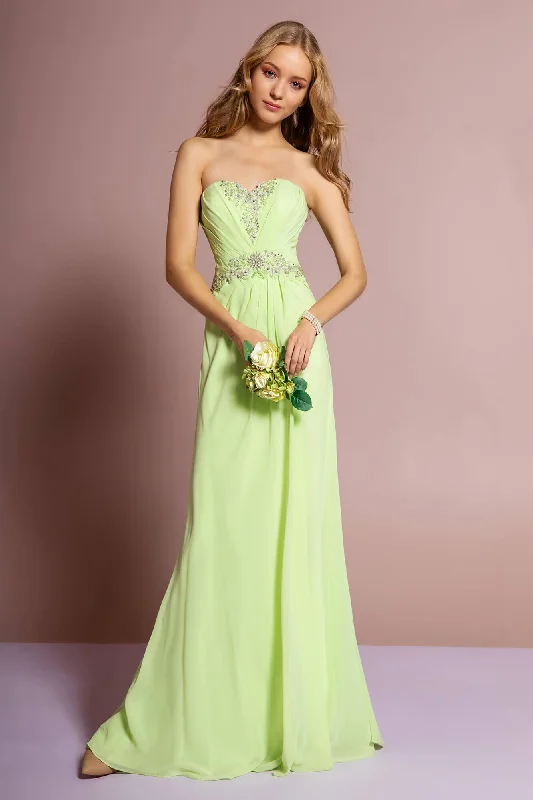 Your Chance to Save is Now!Strapless Sweetheart Long Formal Dress