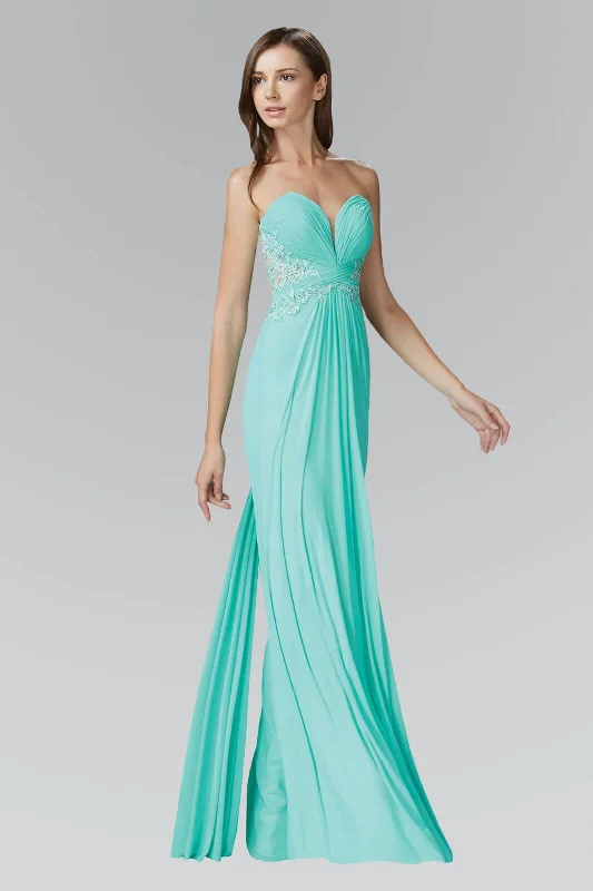 One Day Only – Huge Savings!Strapless Sweetheart Long Prom Dress Formal