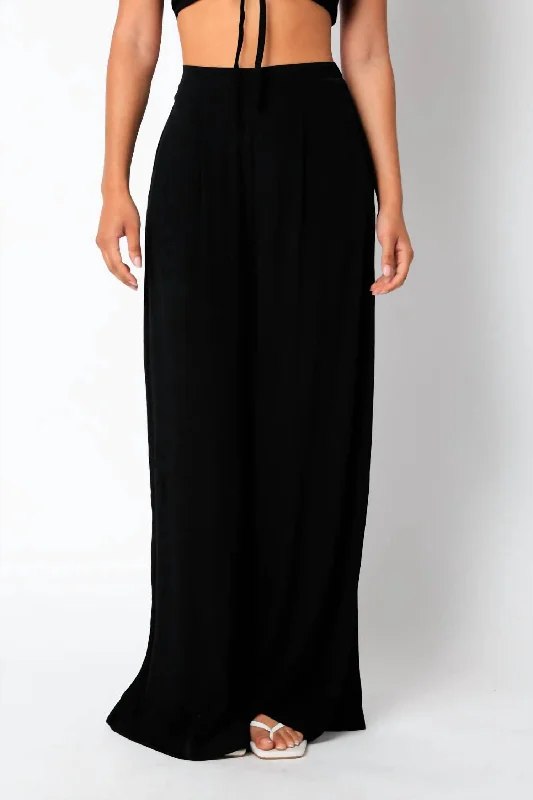 Buy One, Get One Free!Crepe Palazzo Pants In Black