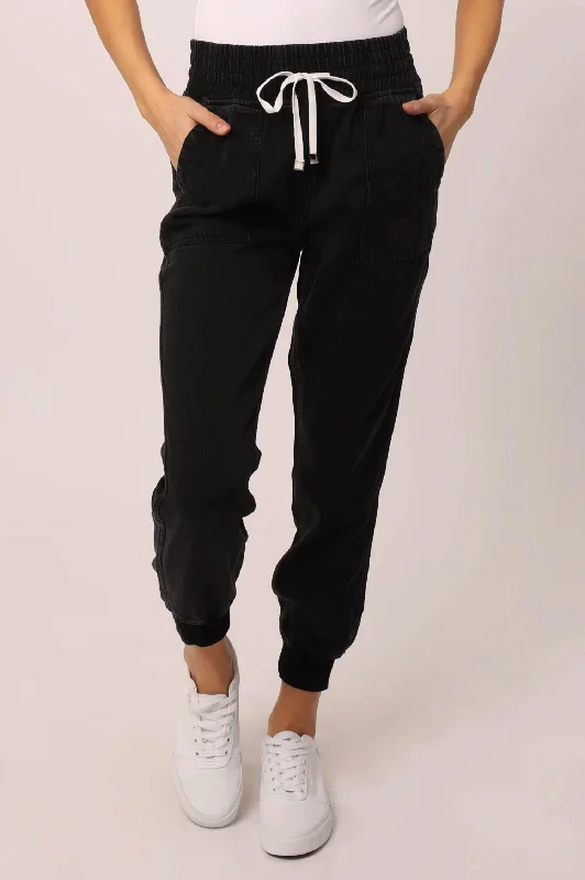 Seasonal Sale – Shop Now!Jacey High Rise Jogger Pants In Black