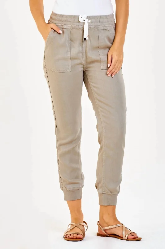 The Best Sale of the Year!Jacey High Rise Jogger Pants In Desert Sage