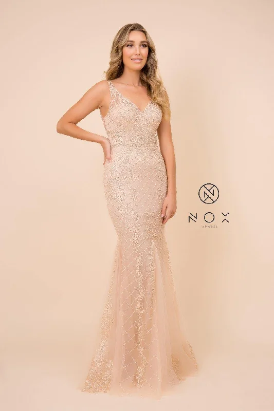 Hottest Discounts of the Year!Long Formal Sleeveless Mermaid Prom Dress Gold