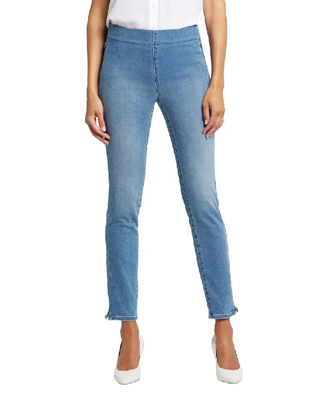 Get the Best for Less!NYDJ Petite Ankle Slit Clean Brickell Skinny Ankle Jean