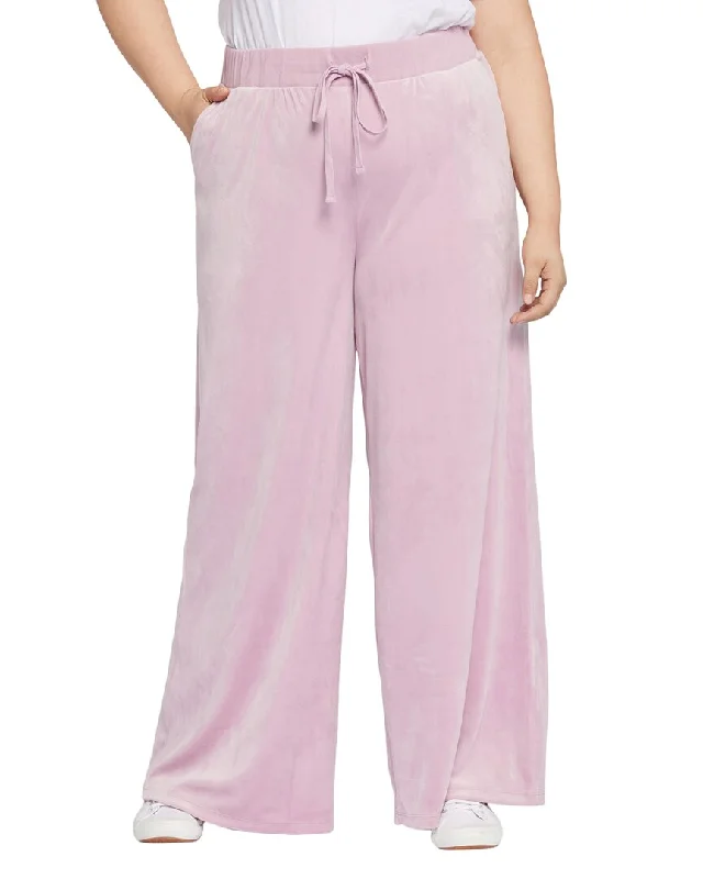 Everything Must Go!NYDJ Plus Wide Leg Dawn Pink Drawstring Jean