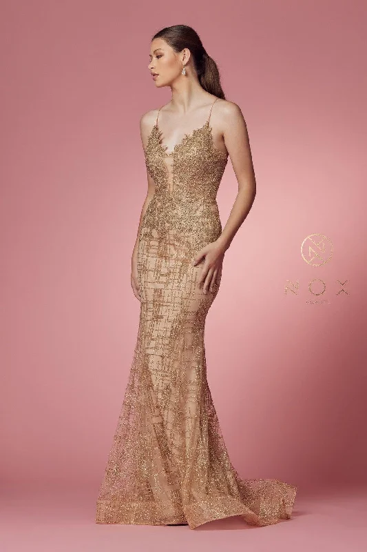 Flash Sale – Act Fast!Sexy Formal Long Prom Dress Gold