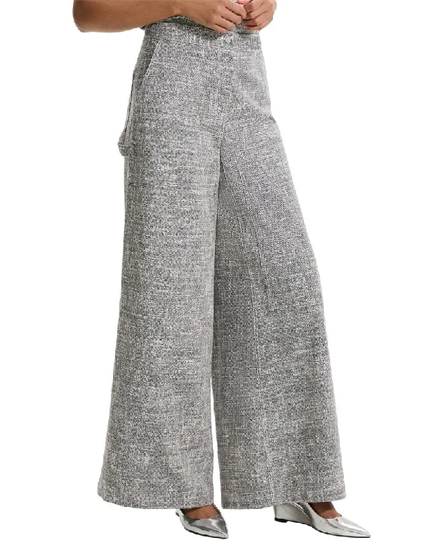 Limited Edition, Limited Price!Theory Canvas Tweed Wide Leg Pant