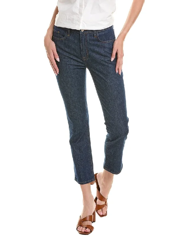 Seasonal Sale – Shop Now!Triarchy Ms. Hawn Dark Indigo High-Rise Cropped Loose Skinny Jean